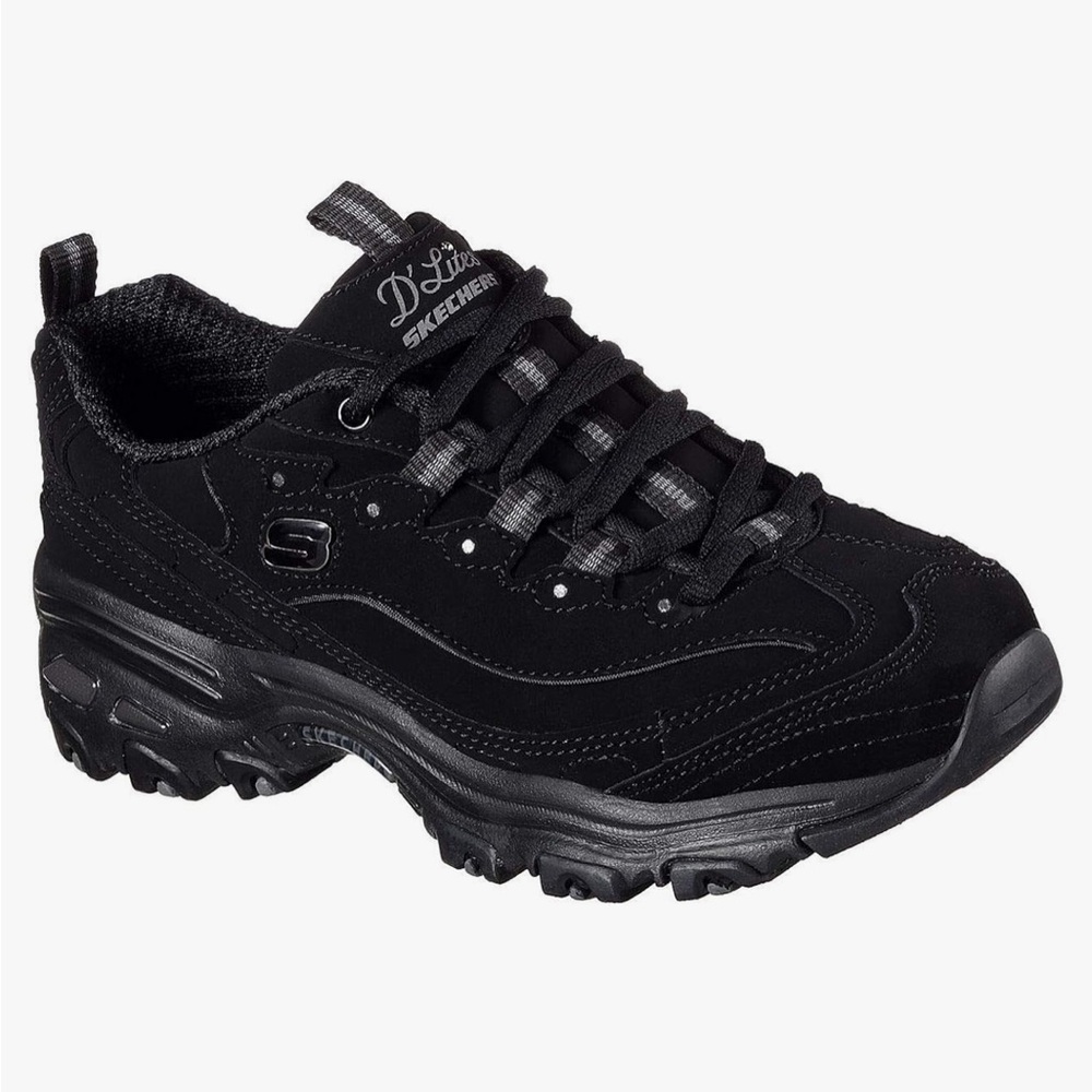 D’Lites Skechers in Black, Size US 9 Like new!